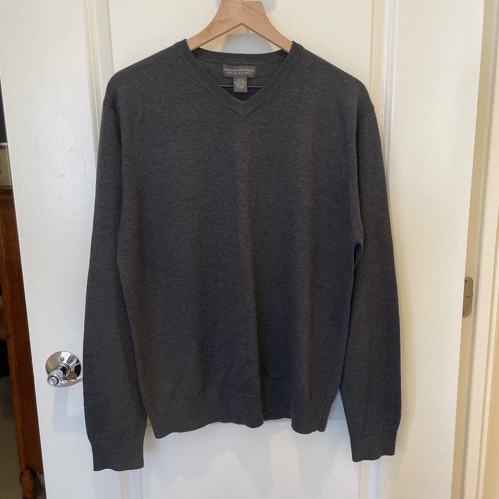 Banana Republic Men’s Italian Merino Wool Sweater